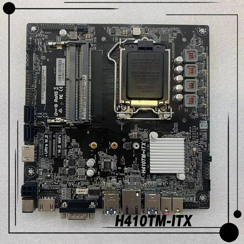 H410TM-ITX para placa base ASROCK 510, Control Industrial, Mini placa base ultrafina - imagen 2