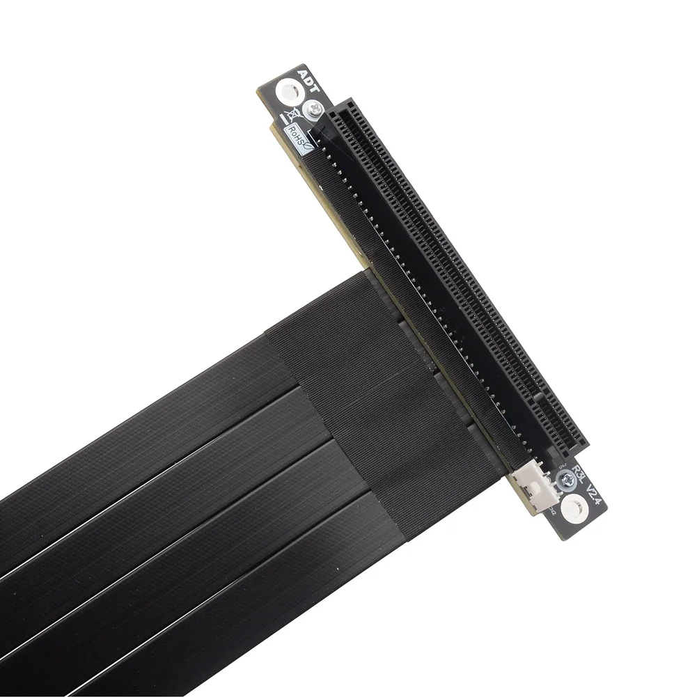 Riser PCI Express X8 macho a PCI-E X16 hembra Cable de extensión de tarjeta gráfica extensor PCIe 8x 16x para minería ETH RTX3060 RTX2060 - imagen 4
