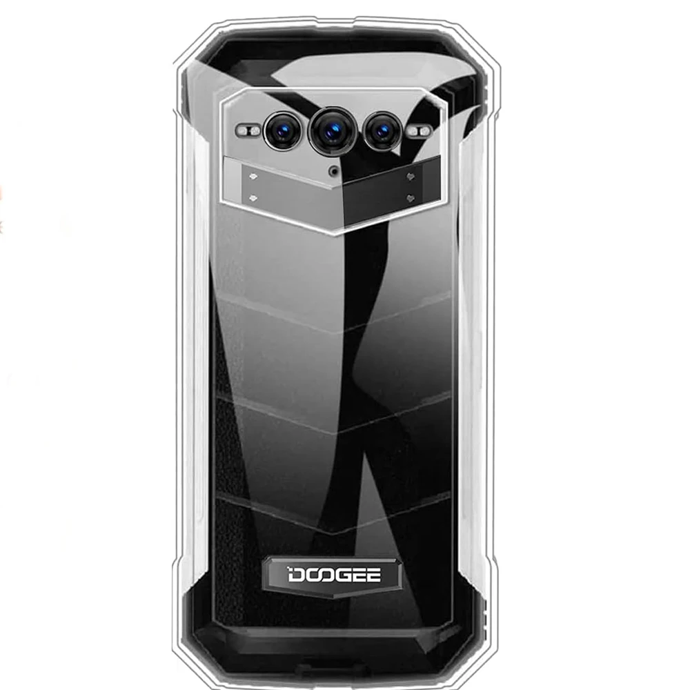 Funda 3 en 1 + cámara de vidrio templado para Doogee V Max Plus, Protector de pantalla de vidrio para Doogee V Max 2.5D - imagen 3