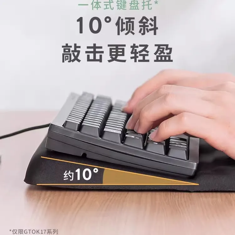 MiFuny-reposamanos para teclado de espuma viscoelástica, almohadilla de escritorio suave y transpirable personalizada, reposamuñecas ergonómico para teclados mecánicos, regalos - imagen 3