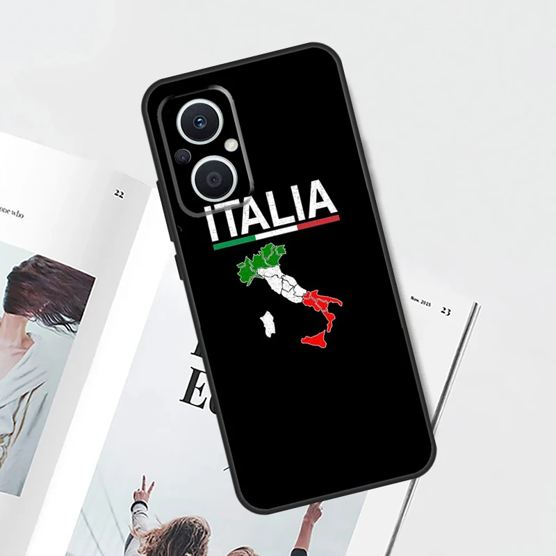 Funda italiana Vintage con bandera de Italia para OPPO Find X8 X6 X9 Pro OPPO Reno 14F 11F 12F 13F 7 8 Lite 10 11 12 13 14 Pro - imagen 4
