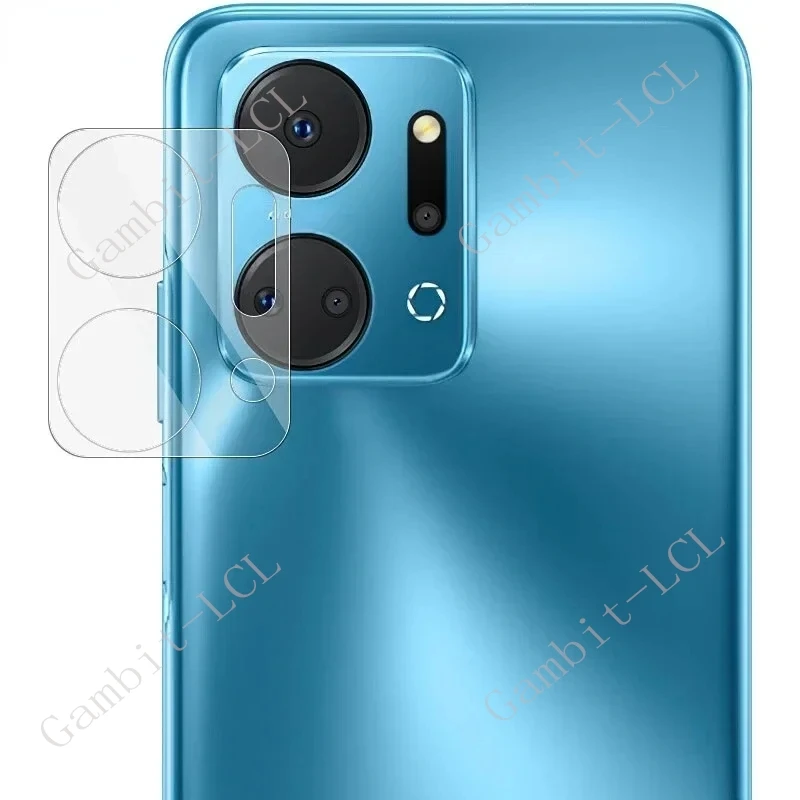 Lente de cámara Integral 3D para Honor X7a Plus, vidrio templado en Honor X7aPlus, película protectora de pantalla trasera - imagen 2