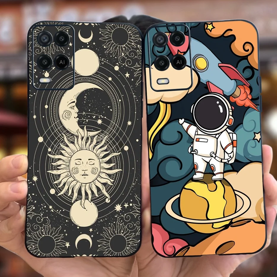 Funda trasera de dibujos animados para Oppo A54 4G, carcasa de TPU suave para Oppo A94 A 54 74 OppoA54 OppoA74 - imagen 5