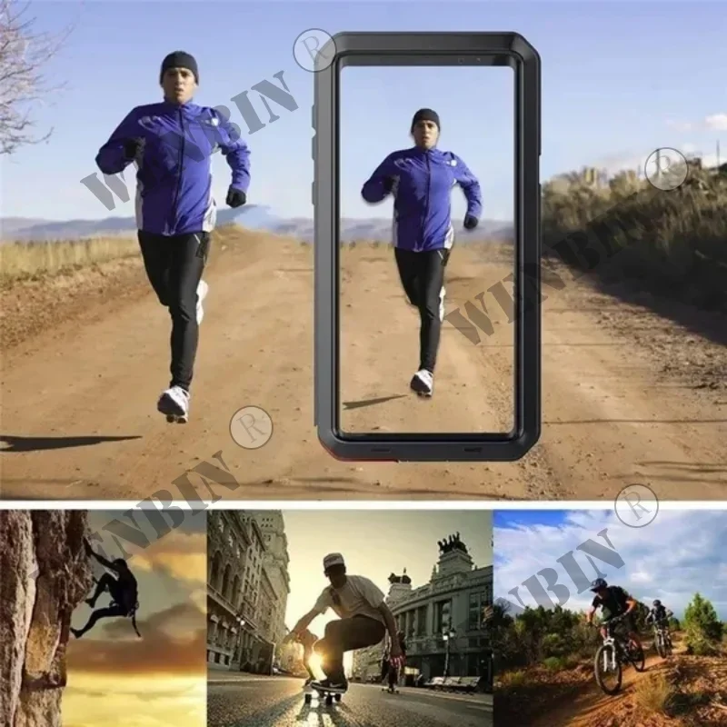 Funda de lujo resistente a prueba de golpes para iPhone 17 16 15 14 13 Pro Max Plus Max Doom Armor Funda protectora de Metal Funda - imagen 5