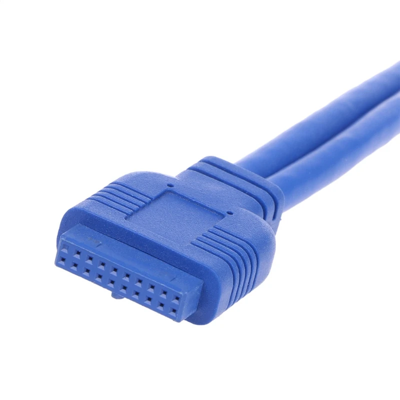 Panel frontal de Bahía flexible, conector adaptador de expansión USB 3,5, 20 pines, 3,0 pulgadas, 2 puertos - imagen 4