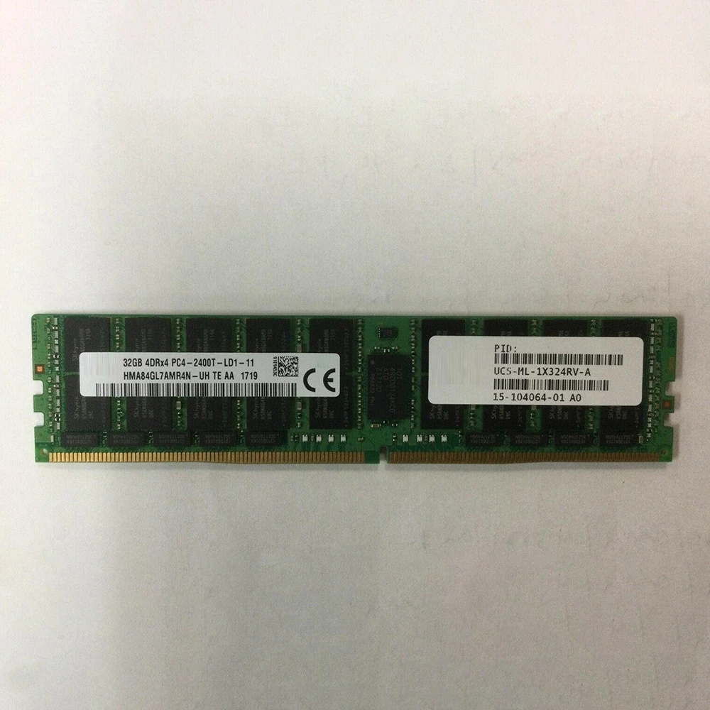Memoria de servidor para Cisco UCS-ML-1X324RV-A 32GB 4DRX4 PC4-2400T LRDIMM RAM funciona perfectamente envío rápido de alta calidad - imagen 2