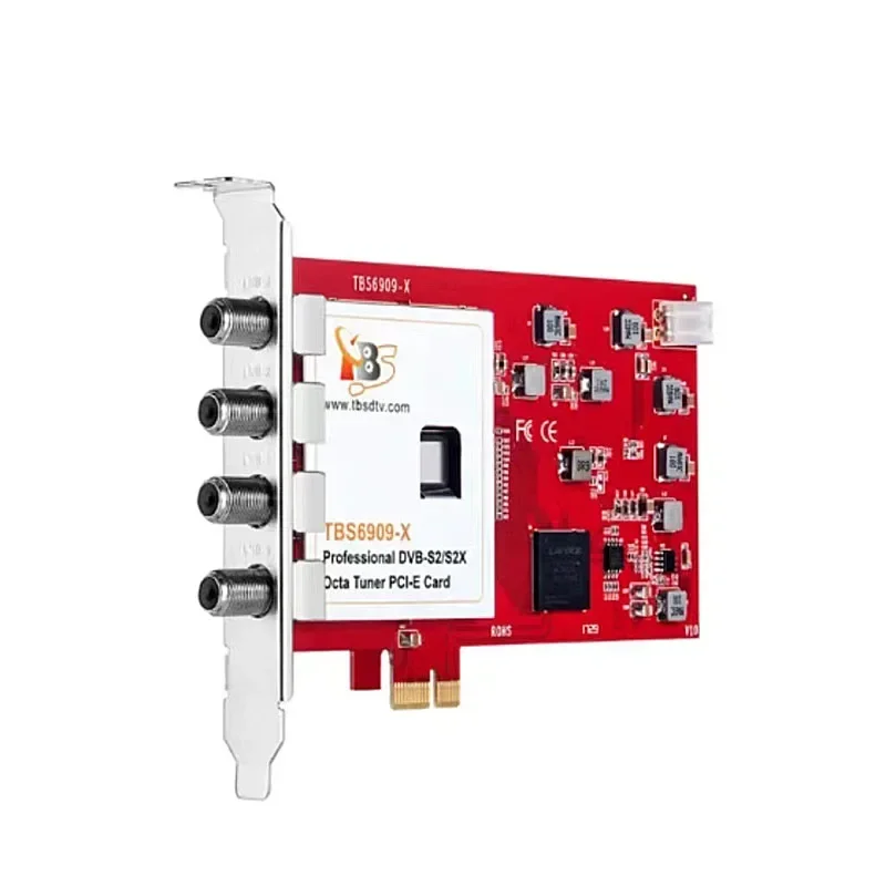 NUEVA tarjeta PCIe de sintonizador dual TBS6902 TBS 6909X V2 DVB-S2 para TV satelital digital HD y SD - imagen 3
