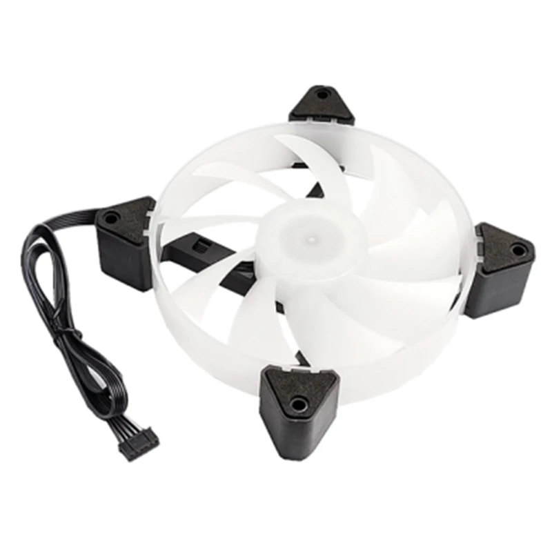 Ventilador Rgb de 6 pines y 120mm para chasis de ordenador, refrigeración Ultra silenciosa, CC de 12V, refrigerado por aire, fácil de instalar y redefinir tu estilo de Host - imagen 5