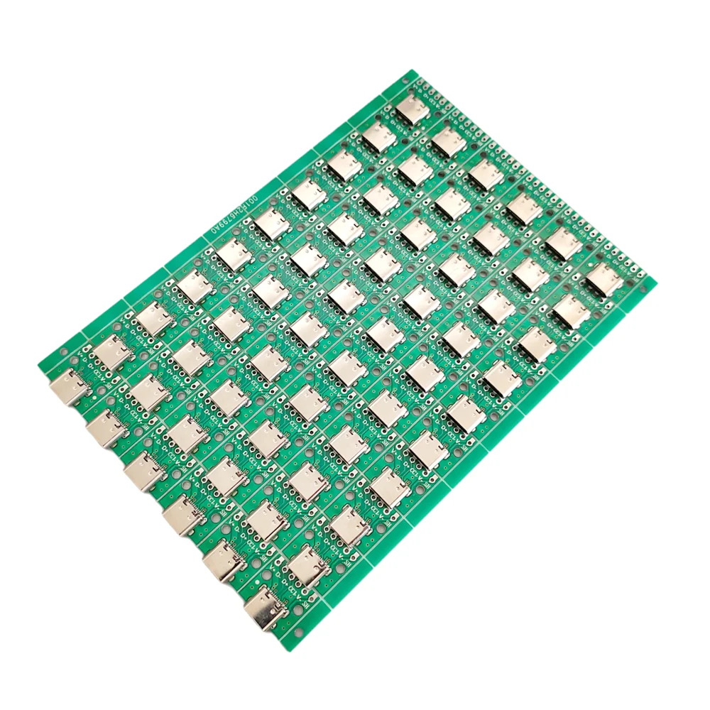 2/5/10 Uds 6 juntas de soldadura USB TYPE-C a DIP PCB conector sin aguja tablero de prueba soldadura hembra Dip Pin adaptador de cabecera - imagen 5