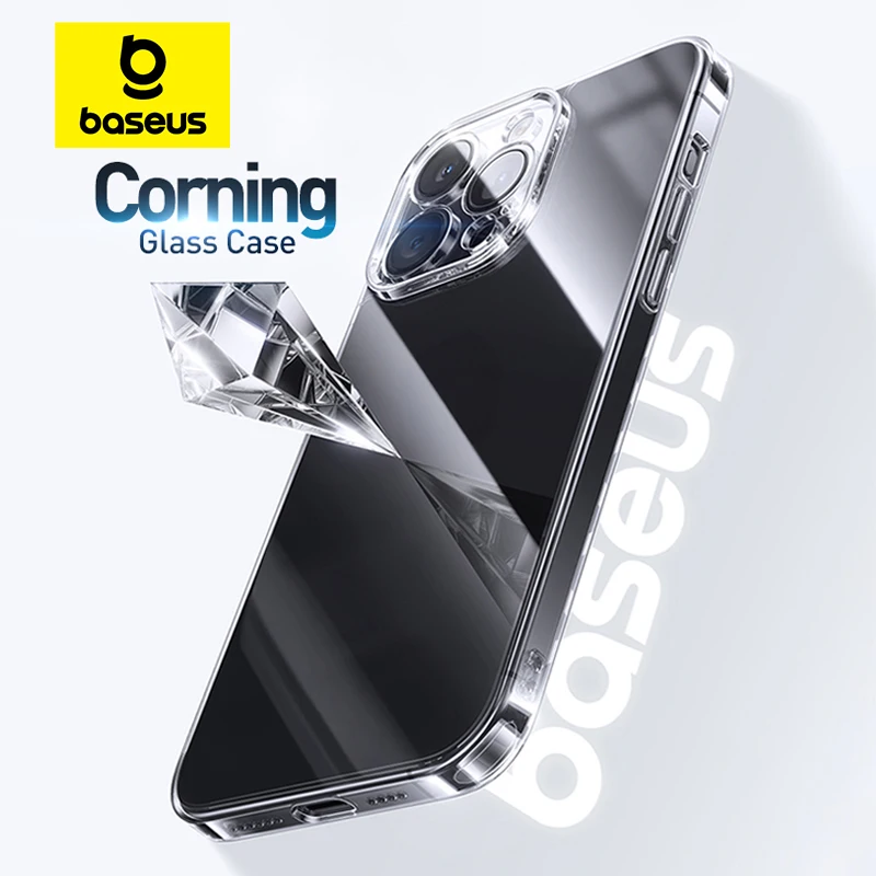 Baseus Funda Cristal Templado iPhone 17/16/15 Pro Max – Corning Gorilla