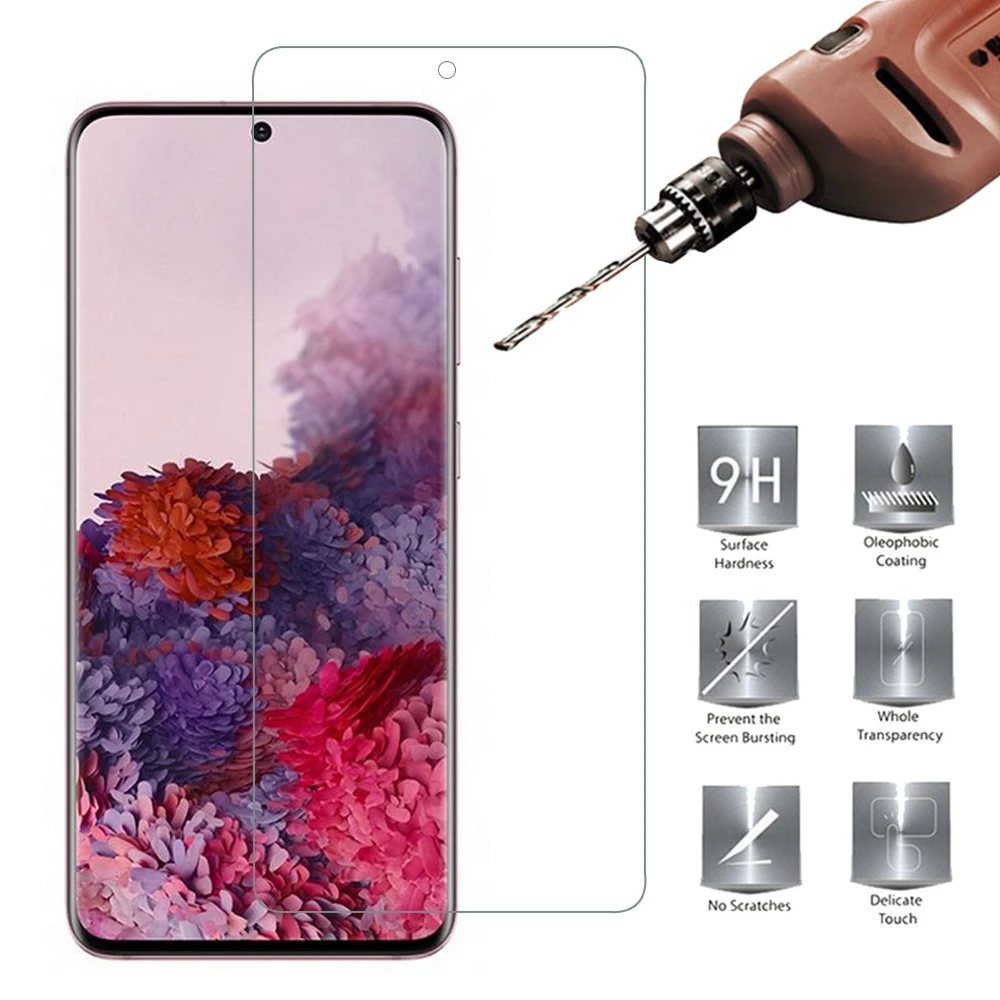 Vidrio templado para Samsung Galaxy S20 FE 5G, Protector de pantalla de cristal frontal con pegamento completo para Samsung S21 FE S20FE, película protectora de lente - imagen 3