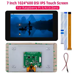 Pantalla Táctil DSI Raspberry Pi 7 Pulgadas IPS 1024x600