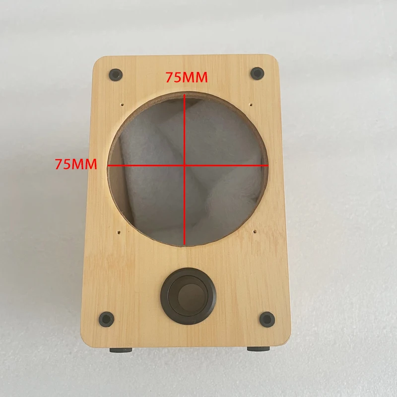 Altavoz cuadrado de 3 pulgadas, Caja vacía para amplificador de Audio doméstico, pequeño Audio HIFI, altavoz pasivo de madera, chasis para casa - imagen 5