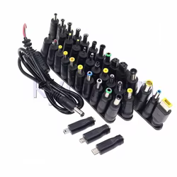 Kits de conectores de puntas de adaptador de corriente CC Universal para Lenovo Thinkpad, fuente de alimentación para ordenador portátil, juegos de conectores de enchufe de 5,5mm x 2,5mm