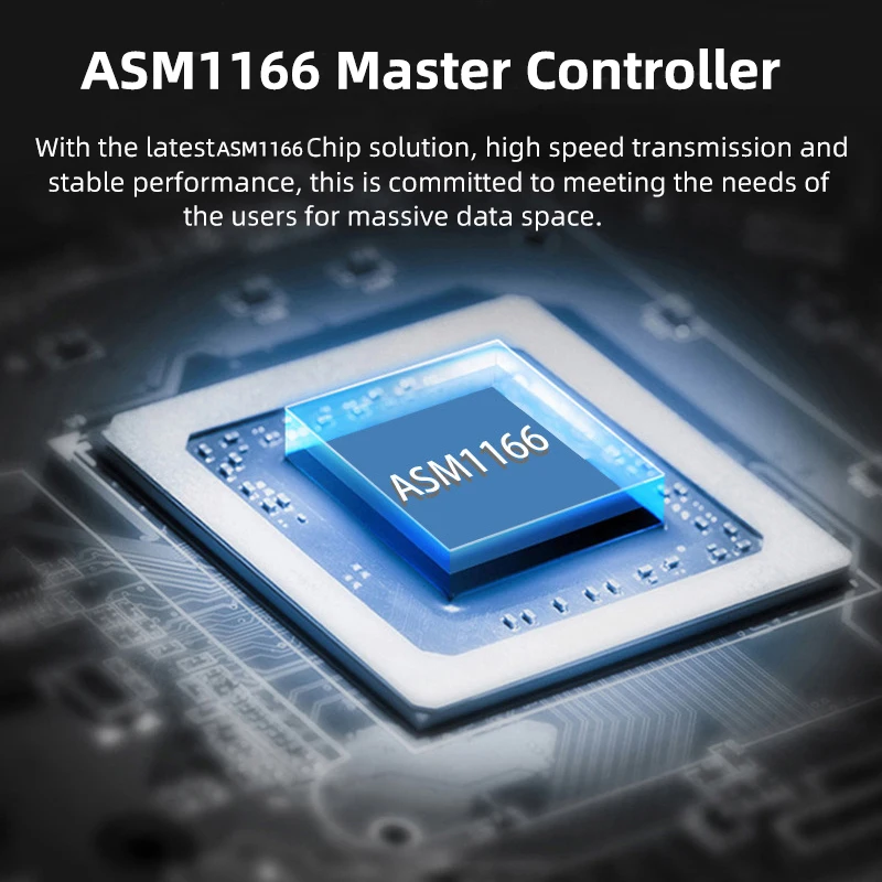 Tarjeta adaptadora M.2 a SATA3.0 Tarjeta de expansión ASM1166 M.2 PCIE a SATA de alta velocidad de 6 Gbps con indicador inteligente - imagen 5