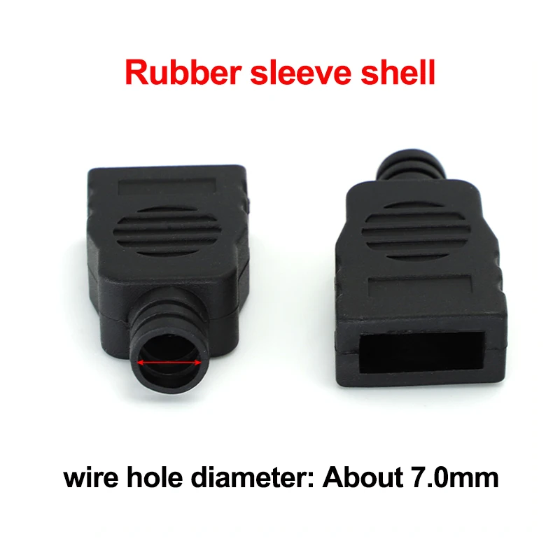 Terminales de conector macho compatibles con HDMI, 19 pines chapados en oro, con carcasa de plástico para reparación, cable de soldadura de repuesto, bricolaje, 2 uds. - imagen 4