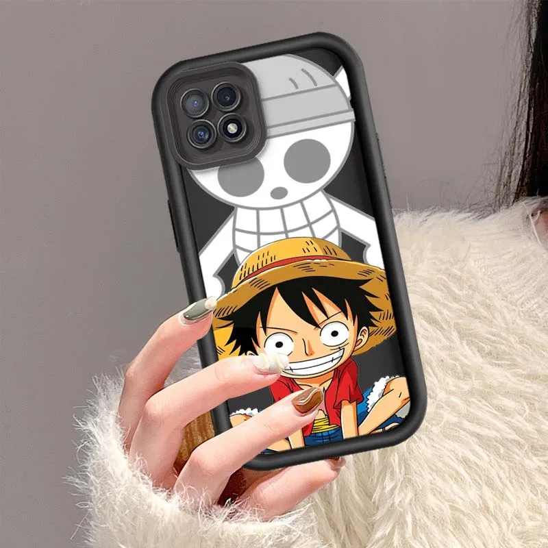 Monkey Luffy para OPPO A96 A58 A74 A78 A72 A53 A54S A94 A54 A16 A52 A57 A98 A76 funda de teléfono con escalera ocular - imagen 5
