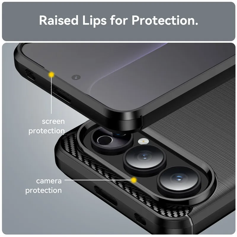 Para Honor 500 Pro funda para Honor 300 400 500 Pro cubierta de fibra de carbono a prueba de golpes parachoques de silicona para Honor 500 Pro - imagen 4