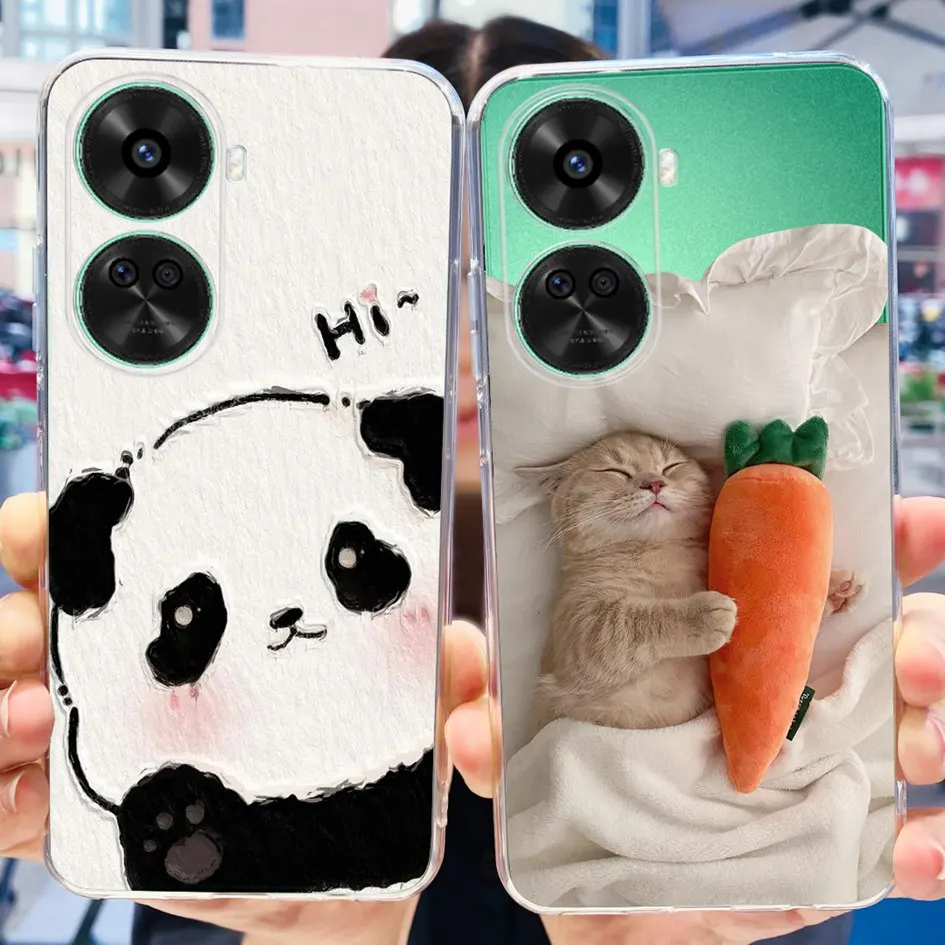 Para Huawei Nova 12 SE Funda suave TPU flor colorida fundas de teléfono transparentes para Huawei Nova 11 SE Funda Nova12SE Nova 12SE Funda - imagen 3