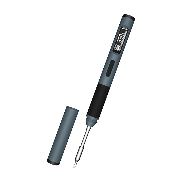 ALIENTEK-soldador T80P PD 100W QC 3,0, temperatura constante ajustable, portátil, T80 T210, herramientas de reparación de soldadura - imagen 4