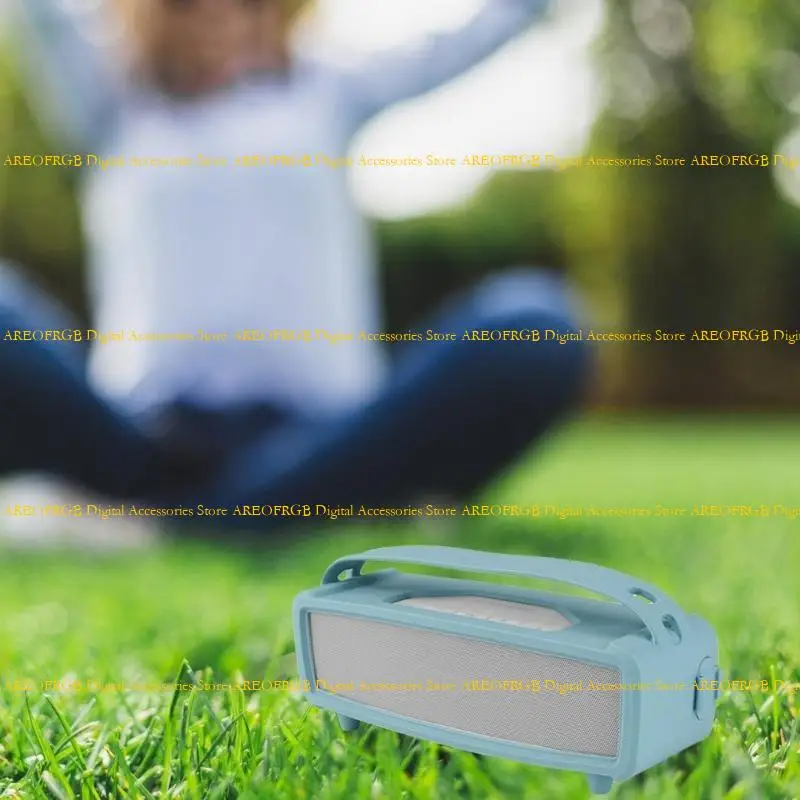 E21E altavoces portátiles Caja transporte silicona con y correa hombro cómodos para altavoces - imagen 3