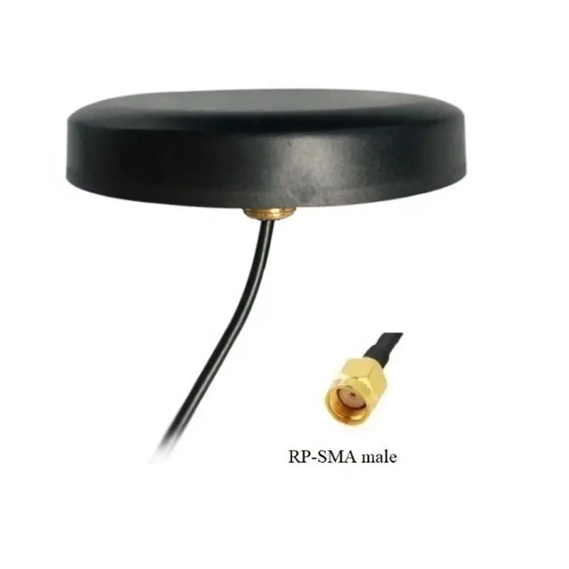 Antena wifi de 2,4 GHz con diente azul de montaje de tornillo de alta ganancia para uso exterior impermeable resistente a los rayos UV