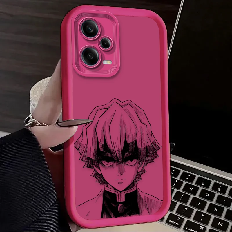 Zenitsu Agatsuma Kaigaku Case For Xiaomi Redmi Note 13 14 12 11 Pro Plus 5G 14S 12S 11S 10S 10 9 Redmi 14C 13C 12C 12 4G Cover - imagen 4