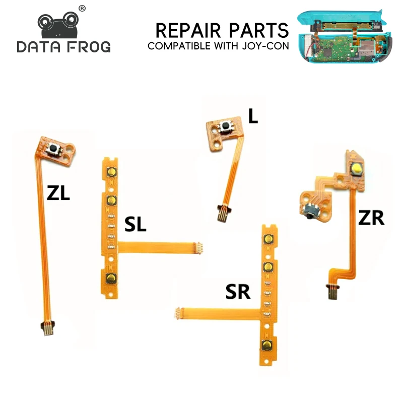 Cable flexible de botón ZL ZR L SL SR de repuesto para Kit de reparación de interruptor, accesorios, Cable flexible de tecla de botón para interruptor NS