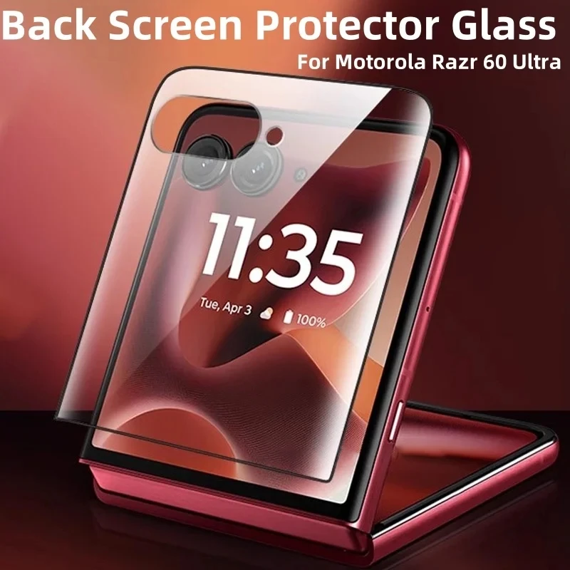 2 uds vidrio templado curvo 3D para Moto Razr 50 60 Ultra 50Ultra 9H Protector de pantalla de película protectora de cubierta completa para Razr Plus