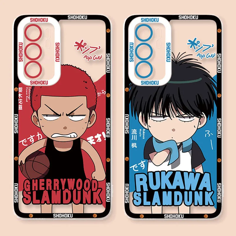 Funda de Anime Slam Dunk para Samsung Galaxy, carcasa trasera de silicona suave, S23, S22 Ultra, S21, S20 FE, S10 Plus, Note 20, 10, 9, A32, A52S, A52, A72 - imagen 2