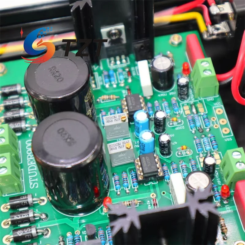 Fuente de alimentación lineal TZT R-50W STUDER900 con panel frontal plateado y salida de 2 canales DC 1-5V 2A DC 2-5V 2A/DC 1-12V 2A DC 2-12V 2A - imagen 4