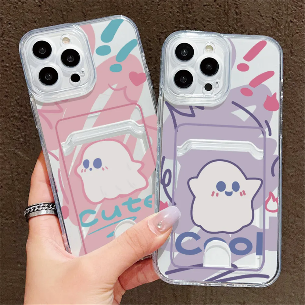 Con tarjetero funda de teléfono de dibujos animados para INFINIX Note 30 40 50 Pro 4G 5G Hot 40 50 Pro Plus 30i 50i Fundas de silicona suave - imagen 4