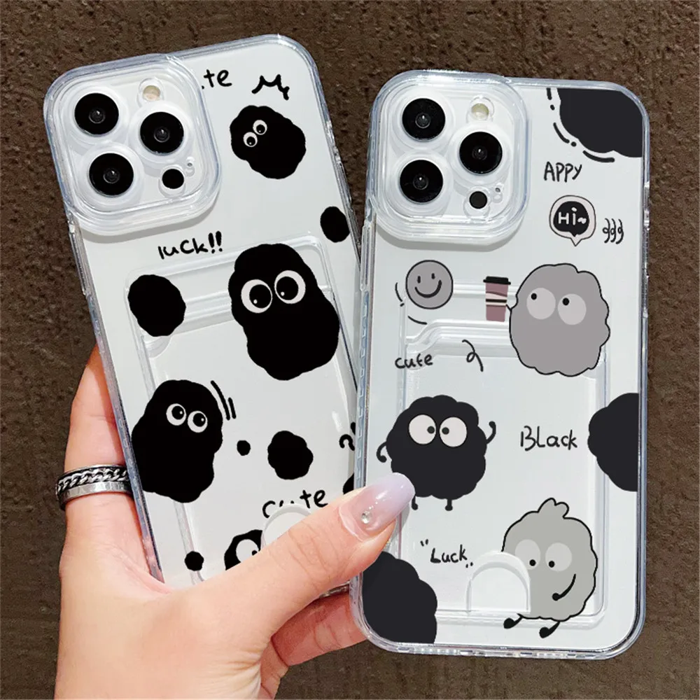 Con tarjetero funda de teléfono de dibujos animados para INFINIX Note 30 40 50 Pro 4G 5G Hot 40 50 Pro Plus 30i 50i Fundas de silicona suave - imagen 3