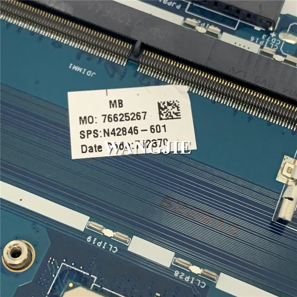 Para HP ENVY 17-CW 17T-CW placa base de computadora portátil N42846-601 N42846-001 JPR70 LA-M796P SRMJ1 i7-13700H CPU 100% en funcionamiento - imagen 4