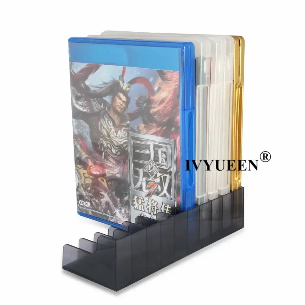 IVYUEEN 1 Uds para PS5 PS4 caja de disco de tarjeta de juego soporte Universal juego CD discos estuche protector soporte de almacenamiento para Playstation 5 4 - imagen 5