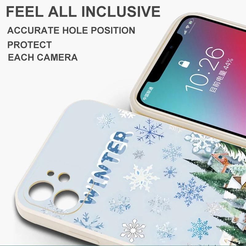 Funda de teléfono con árbol de Navidad para Xiaomi Mi 11 12 Lite 10T 11T 12T Pro 13 funda suave - imagen 4