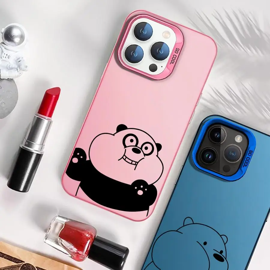 Funda blanda para iPhone 14 15 16 Plus 16e 11 12 13 Pro Max lindo oso de dibujos animados - imagen 2