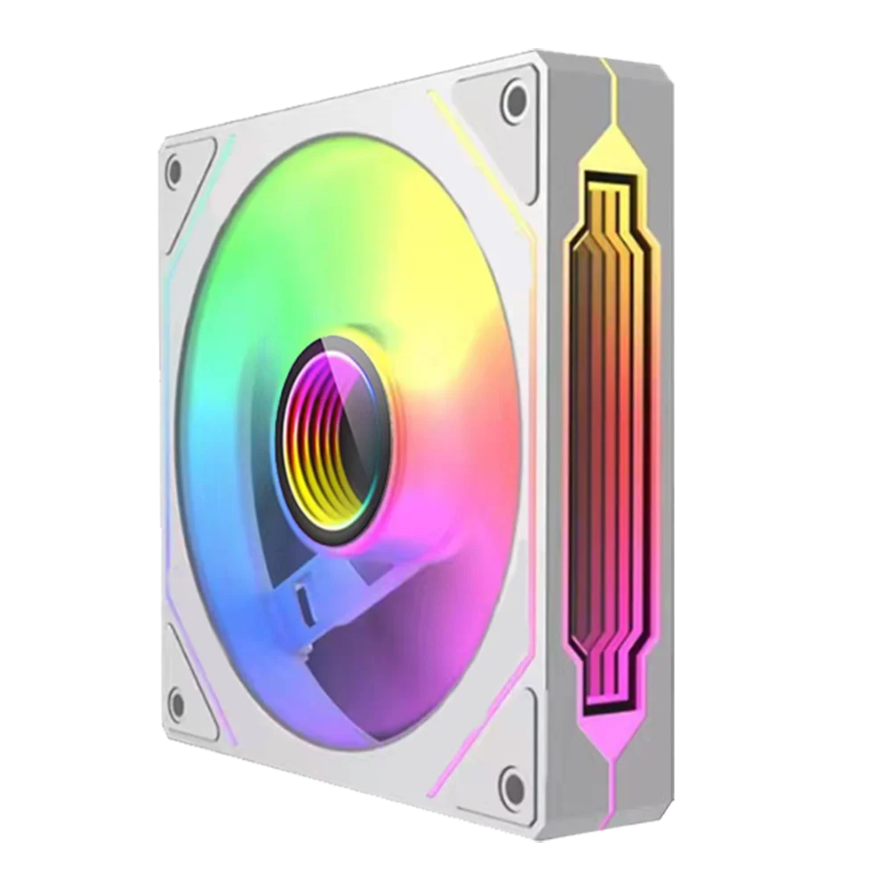 Ventilador RGB de 120mm, ventilador con cubierta de ordenador, Enfriador de CPU, ventiladores ARGB, Ventilador de refrigeración