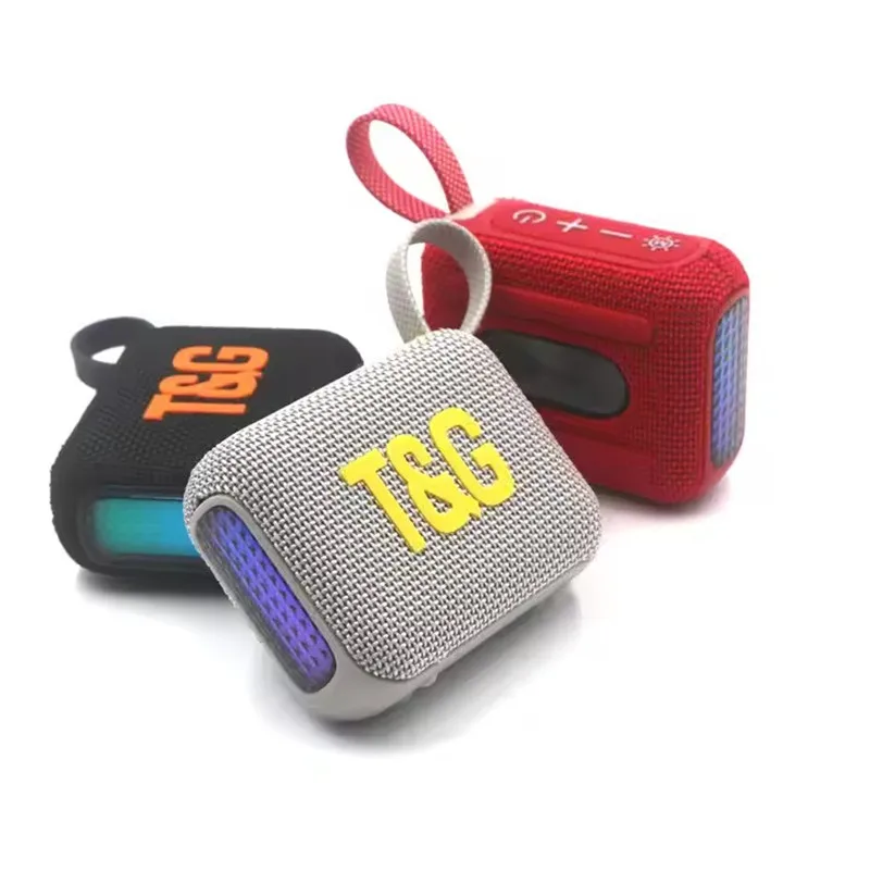 TG445 Mini Altavoz Bluetooth altavoz inalámbrico verdadero portátil altavoz impermeable estéreo envolvente para exteriores soporte FM/TF/AUX/TWS/USB