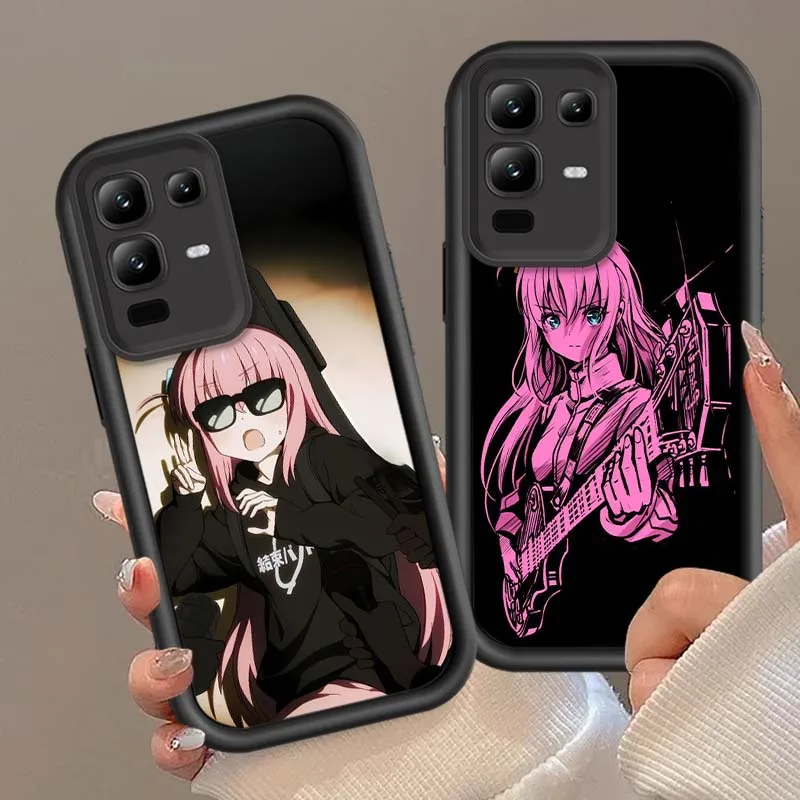 Funda de Anime Gotou Hitori para Infinix Note 12 G96 2023 30 40 50 40S 50X VIP Pro Plus 5G funda de teléfono con escalera ocular - imagen 3