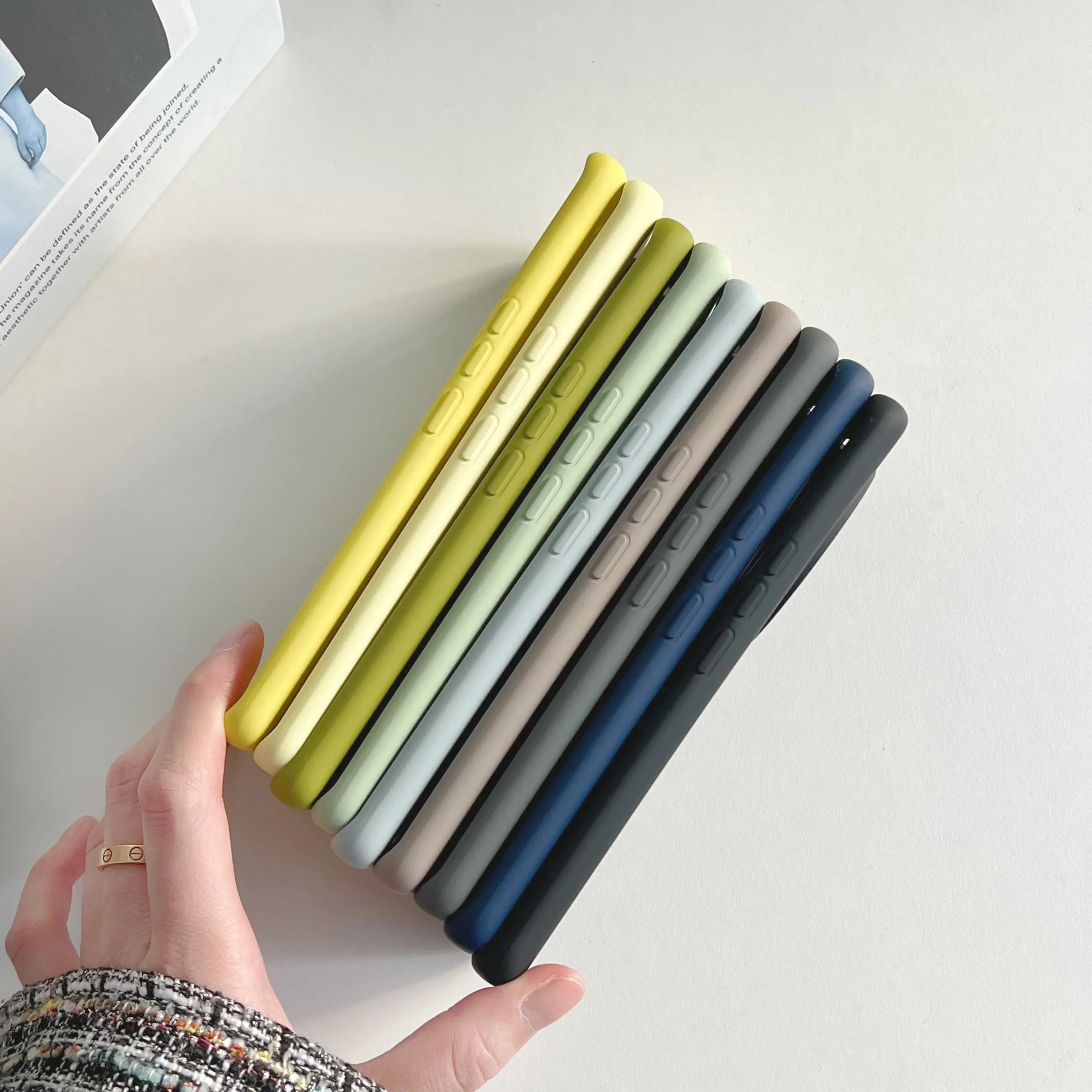 Para Magsafe funda de silicona líquida rosa para Honor 200 Pro 300 Ultra 100 90 80 70 50 funda magnética suave de piel fundas de parachoques - imagen 5