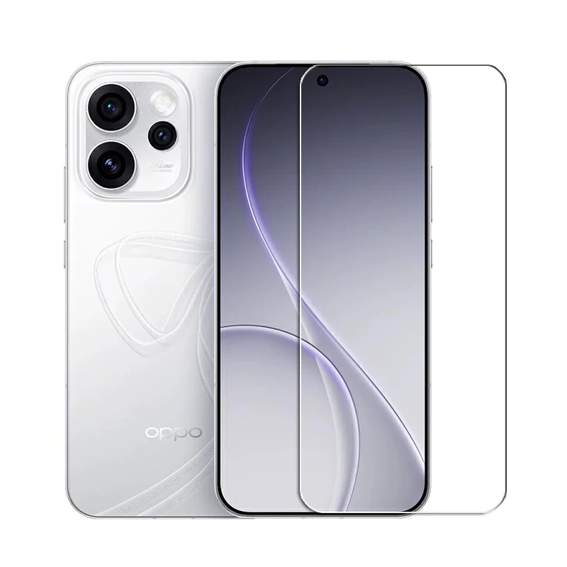 Vidrio totalmente transparente para OPPO Reno 15 Pro vidrio templado Reno 15 Pro Protector de pantalla HD película protectora de teléfono para OPPO Reno 15 Pro - imagen 3