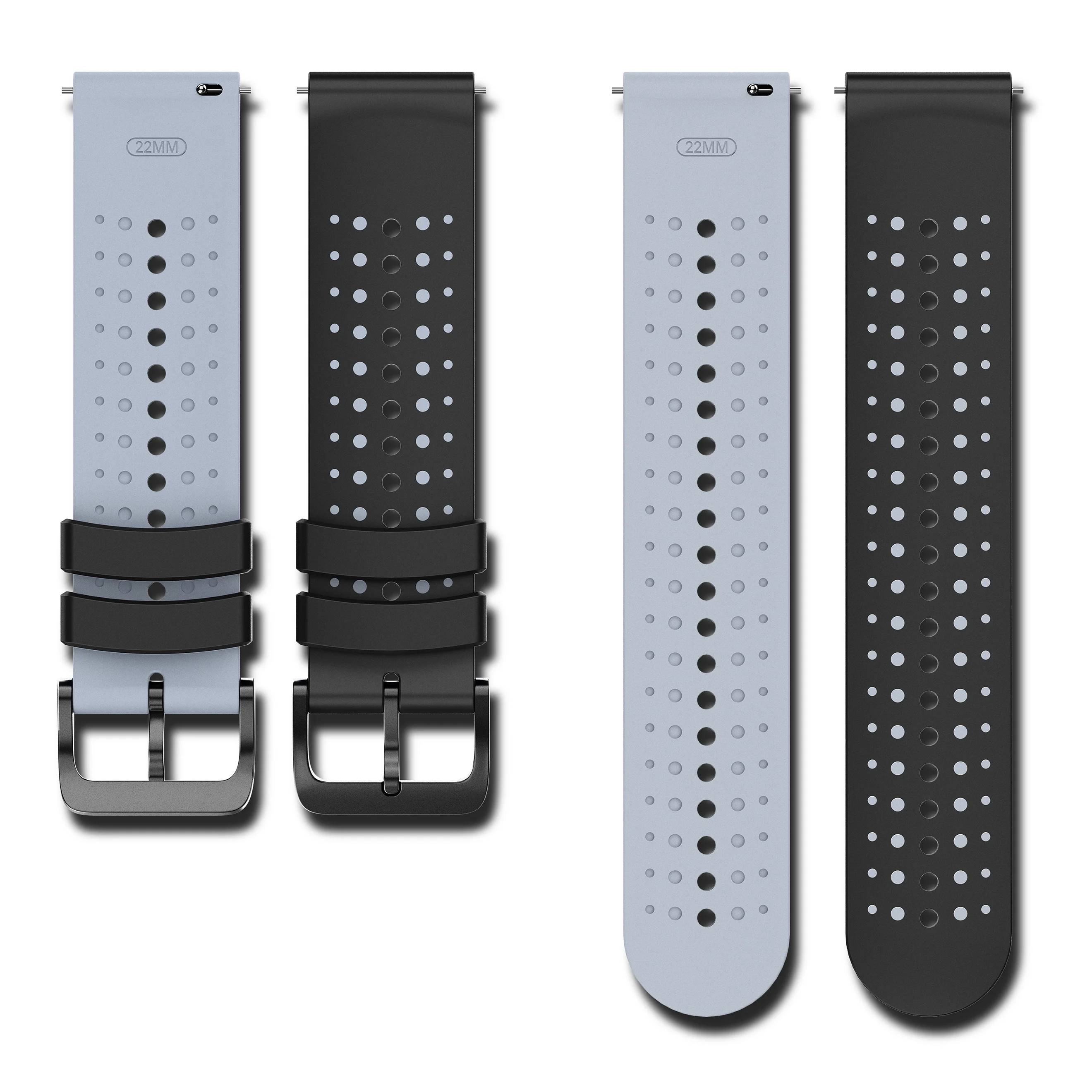 Correa de muñeca para Suunto 5 9 Peak Pro / RACE 2 S / Run / Ocean / correa de repuesto Vertical pulsera de silicona de 22mm - imagen 3