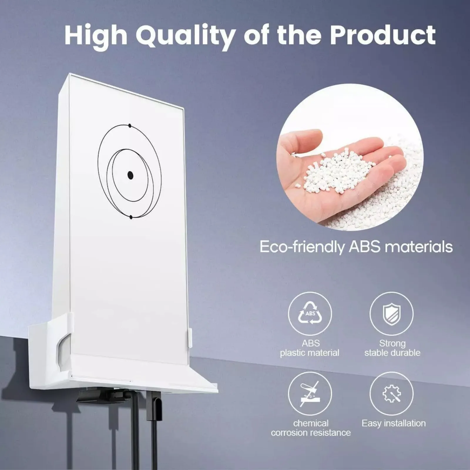 Soporte de montaje en pared para enrutador, soporte de estabilidad, soporte protector para enrutador con Kit de montaje de tornillo para accesorio Starlink Mesh Router V2 - imagen 5