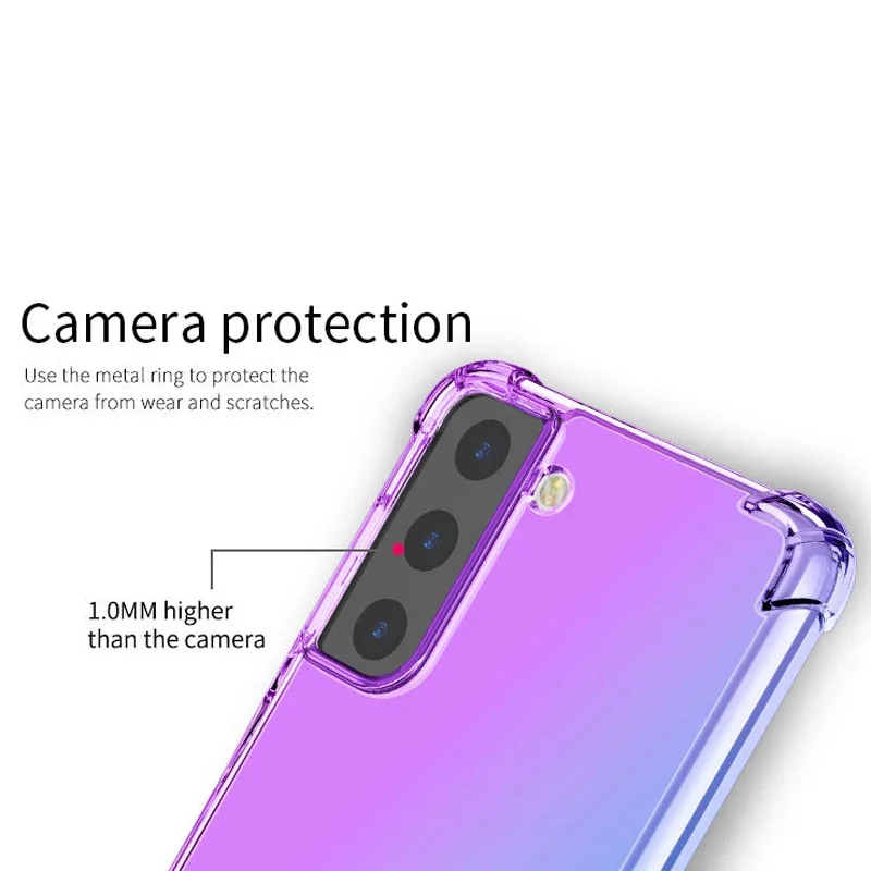 Funda Air-Bag a prueba de golpes para Samsung Galaxy S25 S24 S23 S22 S21 S20 Plus Ultra FE A73 A53 A33 A34 A54 funda suave ultrafina de TPU - imagen 4