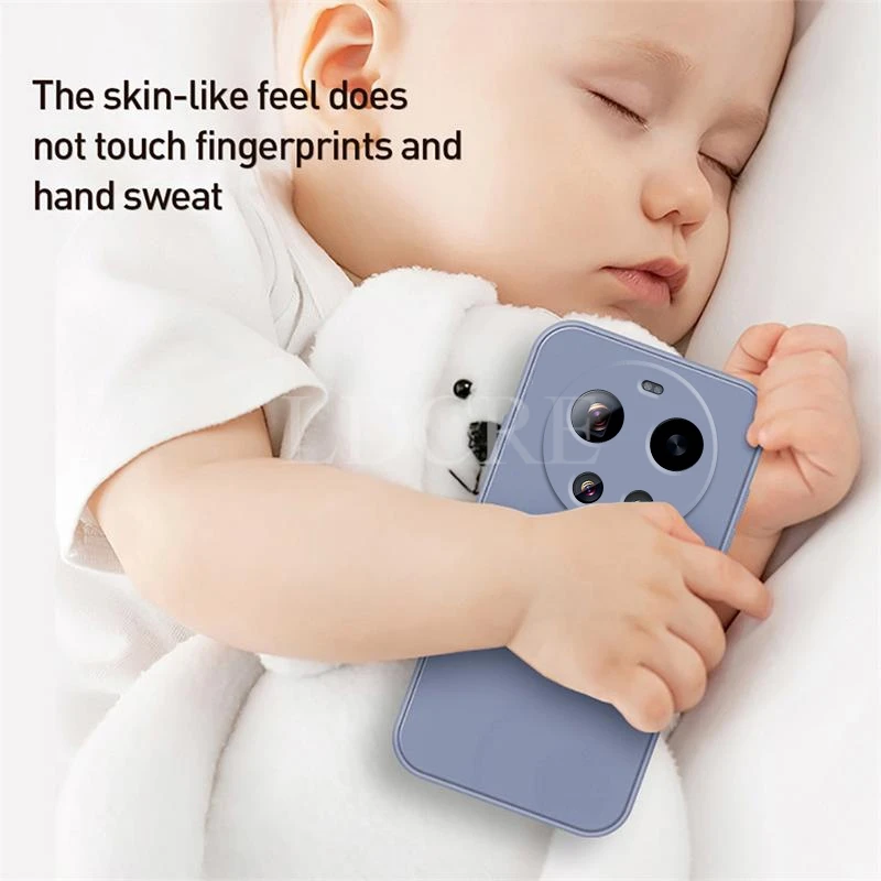 Para Xiaomi 17 Ultra funda de silicona líquida Xiaomi 17 Ultra funda protectora de goma lisa de TPU funda Xiaomi 17 Ultra - imagen 4