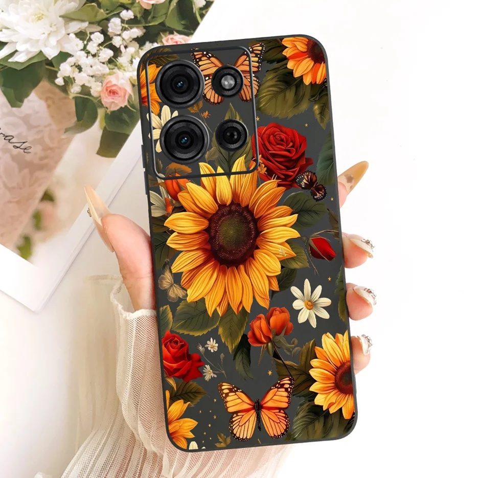 Para Motorola Moto G75 funda XT2437-2 Linda funda de dibujos animados suave TPU Funda de teléfono para Motorola Moto G15 G 75 MotoG15 MotoG75 Funda bolsas - imagen 4