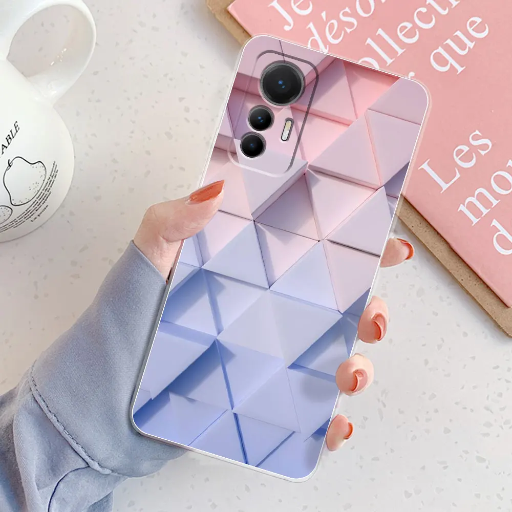 Funda trasera para Xiaomi 12 Lite 5G, carcasa transparente de silicona suave para teléfono Xiaomi 12 Lite - imagen 5