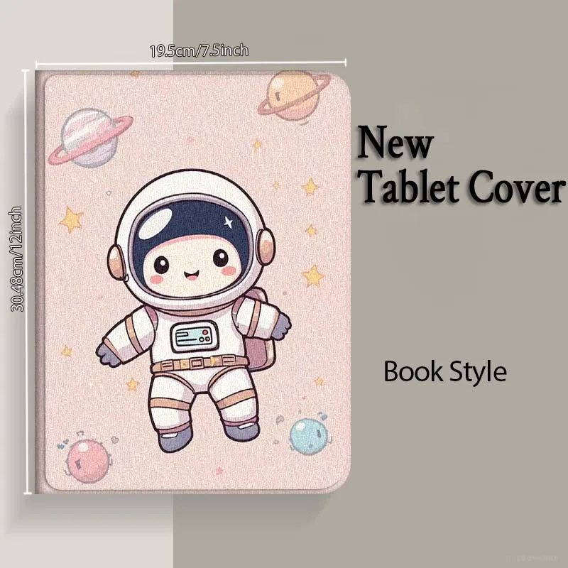 Arte de dibujos animados de astronauta para Huawei Honor Tab Magic Pad GT 6 X9 X8A X8 V8 V7 9 8 2 3 13,3 10 Pro pulgadas funda para tableta - imagen 5
