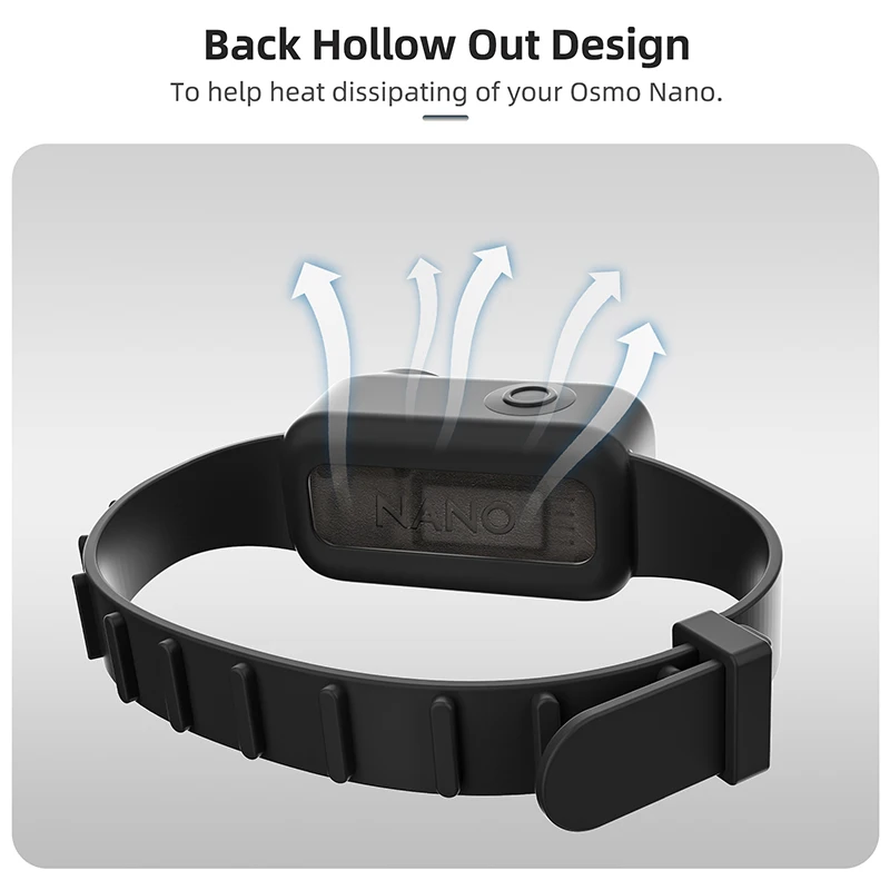 Correa ajustable y funda de silicona para DJI Osmo Nano, pulsera multifuncional, soporte para cámara deportiva para accesorios DJI Osmo Nano - imagen 5